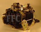 Picture of Y40-1BN Rochester Quadrajet marine carburetor with throttle linkage
